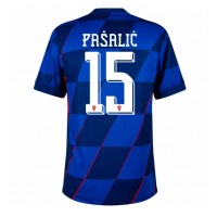 Kroatien Mario Pasalic #15 Fußballbekleidung Auswärtstrikot EM 2024 Kurzarm